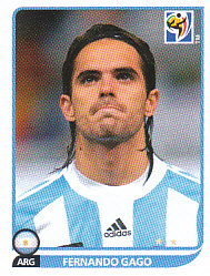 Fernando Gago Argentina samolepka Panini World Cup 2010 #115